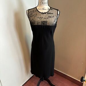 Vintage Evan Picone sleeveless beaded cocktail dress